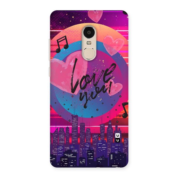 Music City Love Back Case for Xiaomi Redmi Note 4