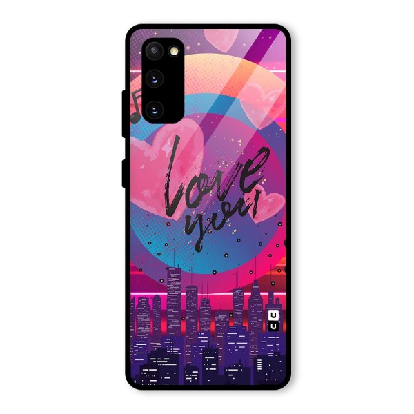 Music City Love Glass Back Case for Galaxy S20 FE