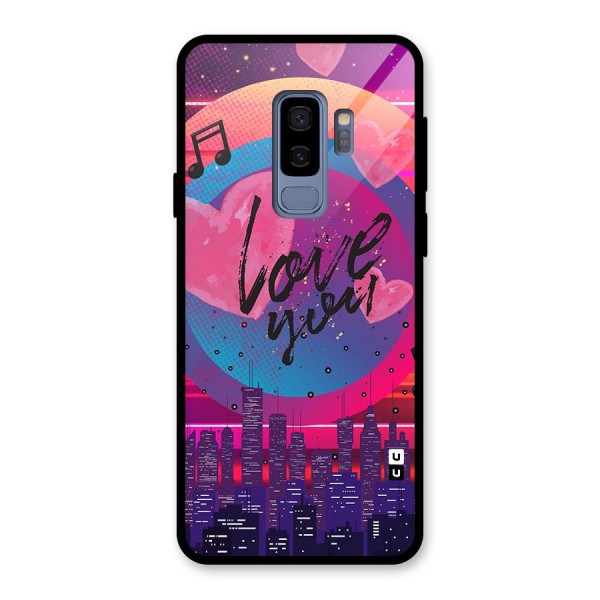 Music City Love Glass Back Case for Galaxy S9 Plus