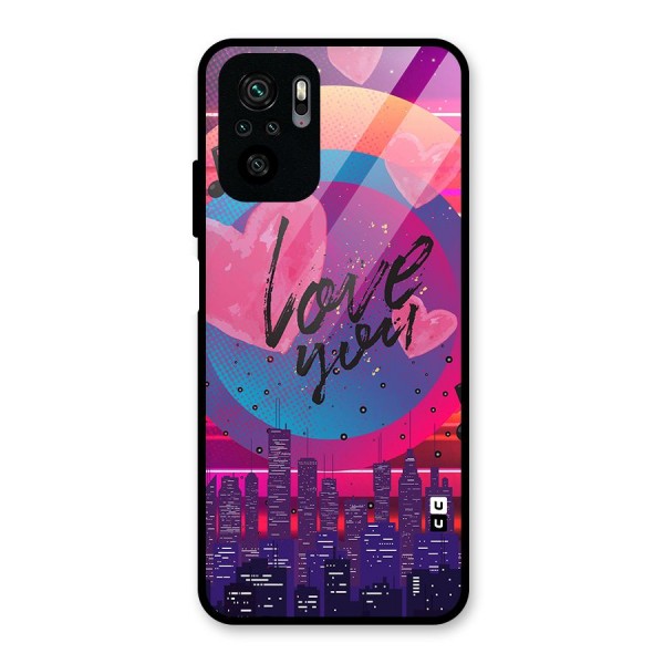 Music City Love Glass Back Case for Redmi Note 10