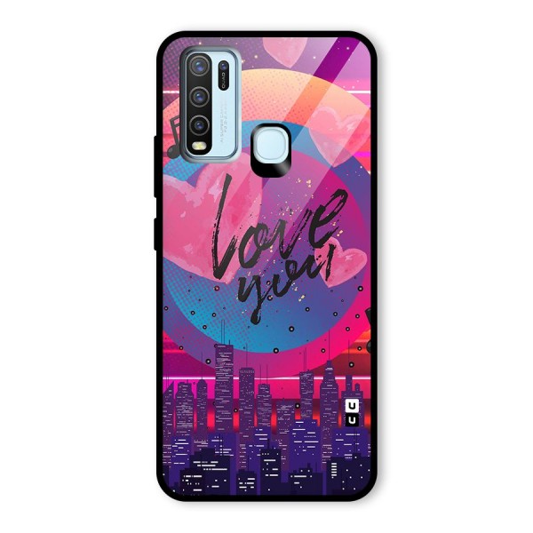 Music City Love Glass Back Case for Vivo Y30