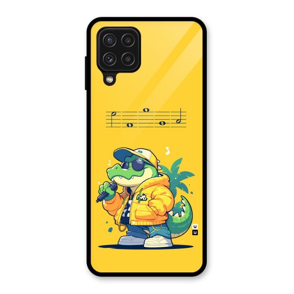 Music Gator Glass Back Case for Galaxy A22 4G