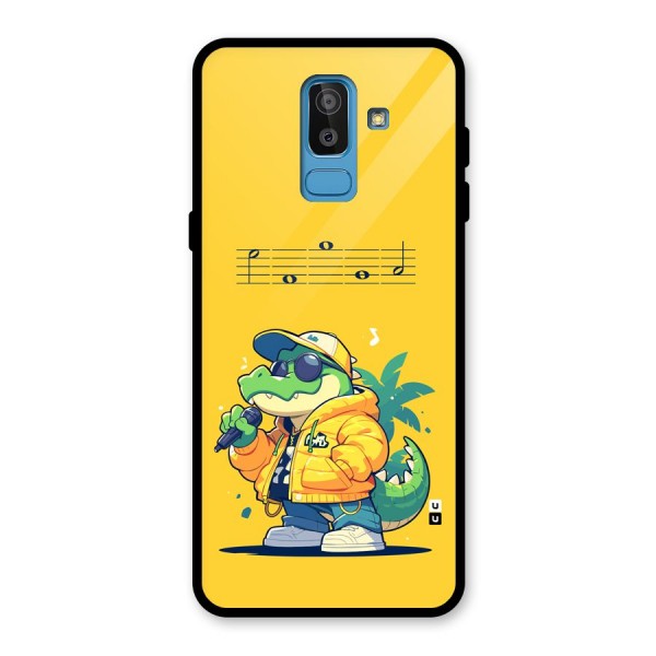 Music Gator Glass Back Case for Galaxy J8