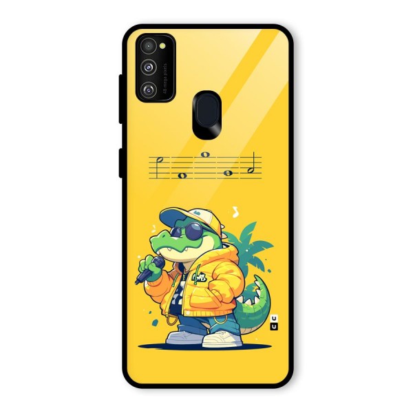 Music Gator Glass Back Case for Galaxy M21