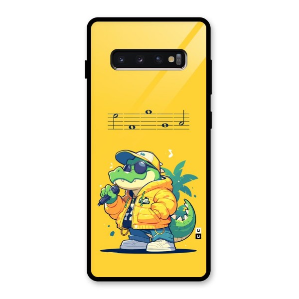 Music Gator Glass Back Case for Galaxy S10 Plus