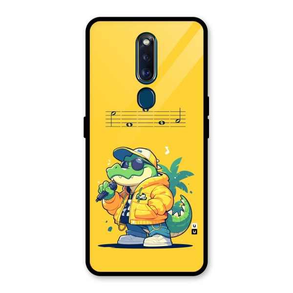 Music Gator Glass Back Case for Oppo F11 Pro