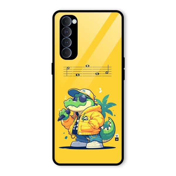 Music Gator Glass Back Case for Oppo Reno4 Pro