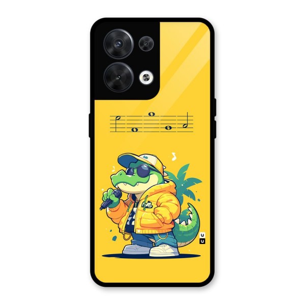 Music Gator Glass Back Case for Oppo Reno8 5G