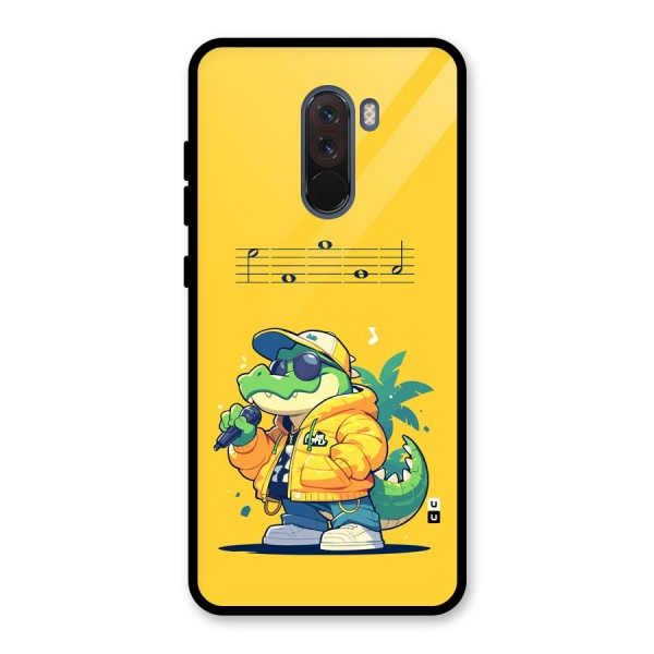 Music Gator Glass Back Case for Poco F1