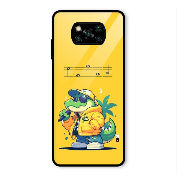 Music Gator Glass Back Case for Poco X3 Pro