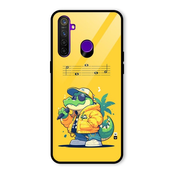 Music Gator Glass Back Case for Realme 5 Pro