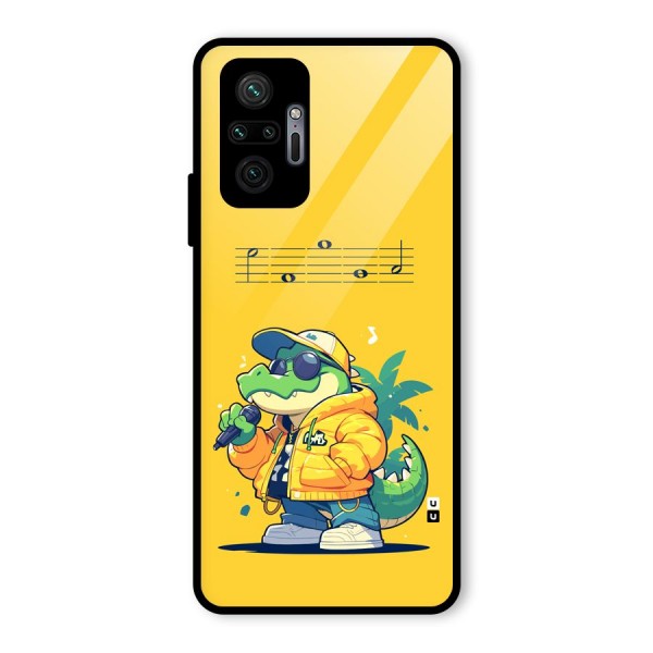 Music Gator Glass Back Case for Redmi Note 10 Pro