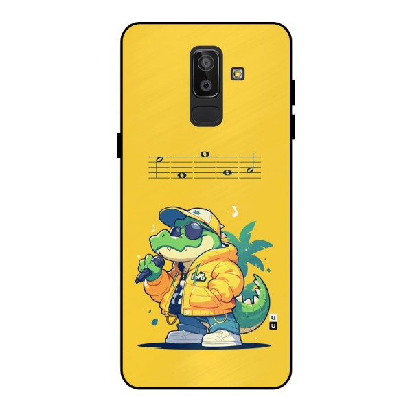 Music Gator Metal Back Case for Galaxy J8