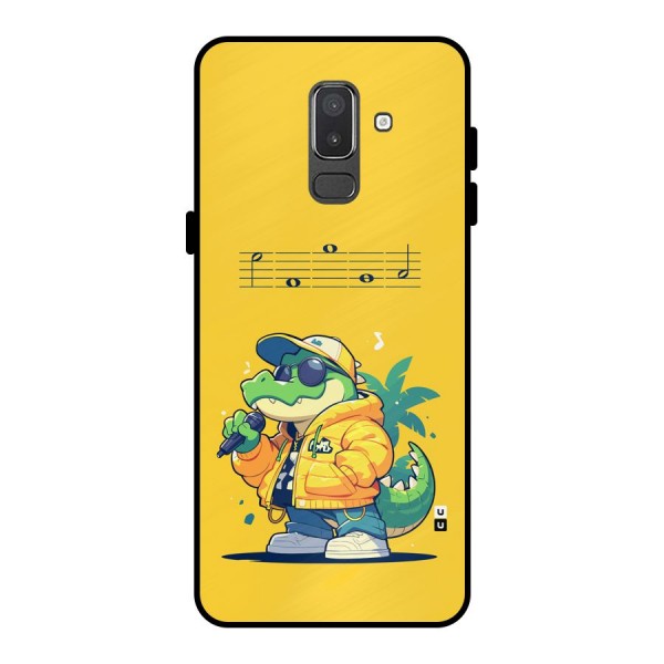 Music Gator Metal Back Case for Galaxy On8 (2018)