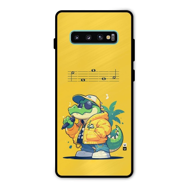 Music Gator Metal Back Case for Galaxy S10 Plus