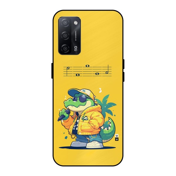 Music Gator Metal Back Case for Oppo A53s 5G