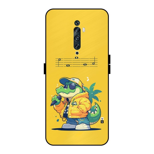 Music Gator Metal Back Case for Oppo Reno2 F