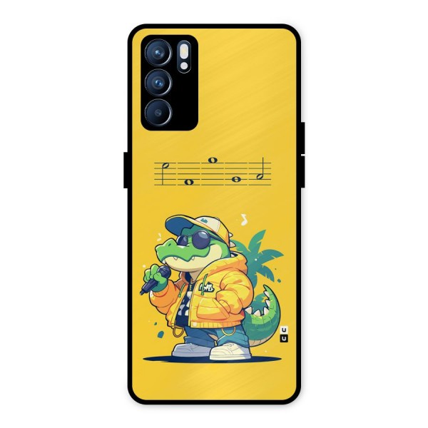 Music Gator Metal Back Case for Oppo Reno6 5G