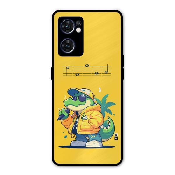 Music Gator Metal Back Case for Oppo Reno7 5G