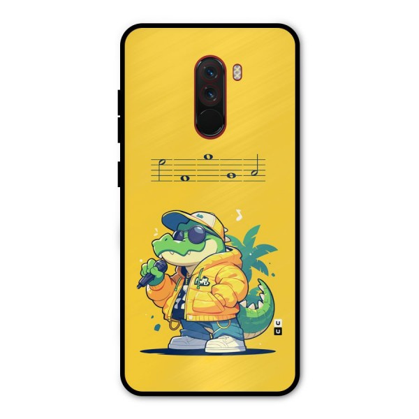 Music Gator Metal Back Case for Poco F1