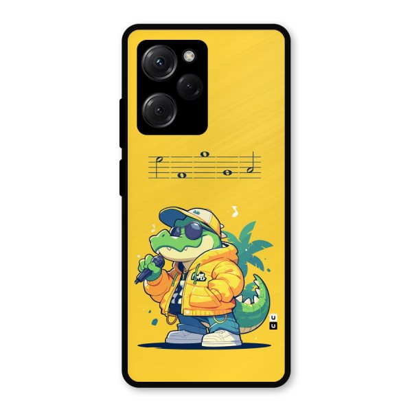 Music Gator Metal Back Case for Poco X5 Pro