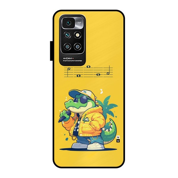 Music Gator Metal Back Case for Redmi 10 Prime