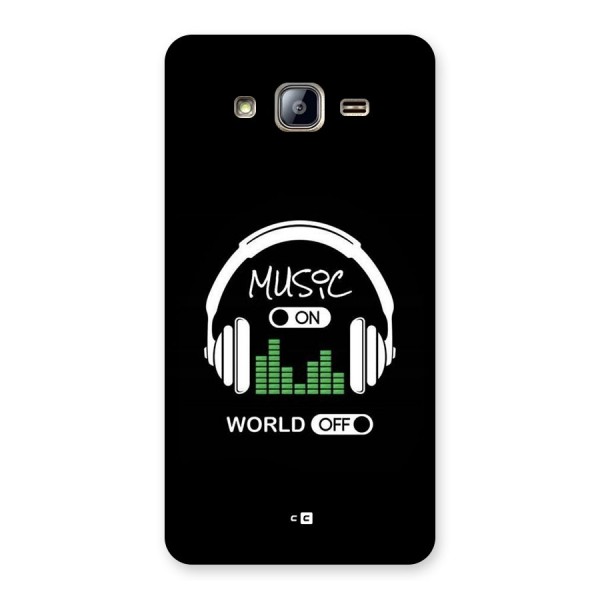 Music On World Off Back Case for Galaxy On5