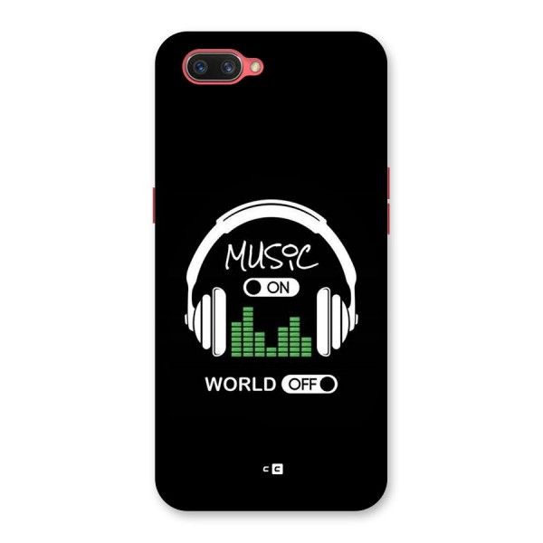 Music On World Off Back Case for Oppo A3s