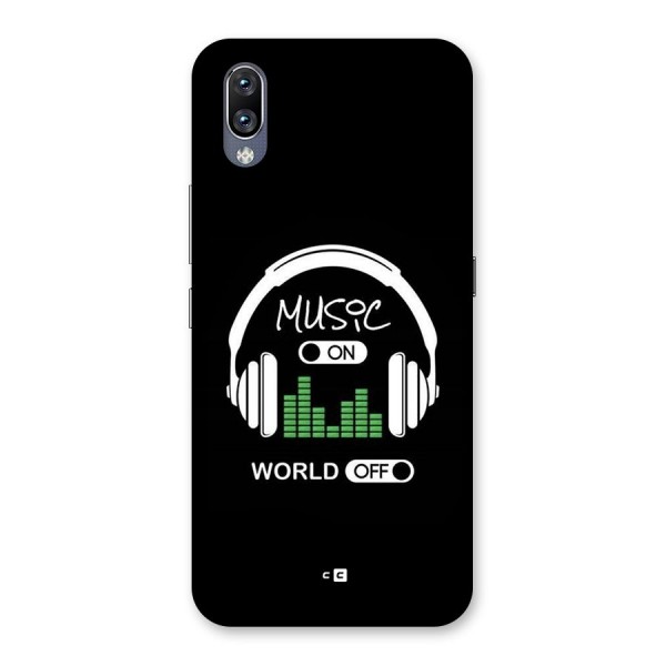 Music On World Off Back Case for Vivo NEX