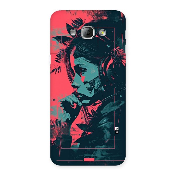 Musical Illustration Back Case for Galaxy A8