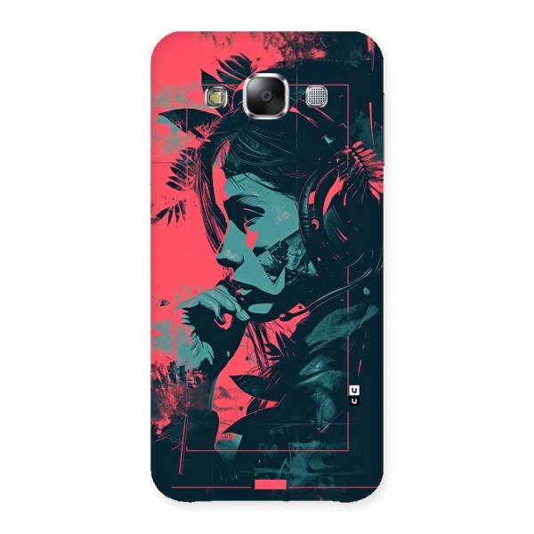 Musical Illustration Back Case for Galaxy E5