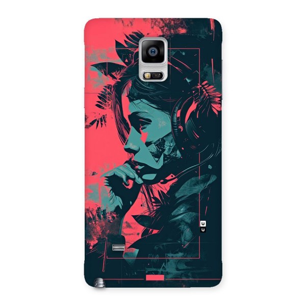 Musical Illustration Back Case for Galaxy Note 4