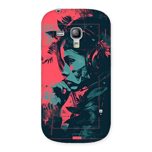 Musical Illustration Back Case for Galaxy S3 Mini