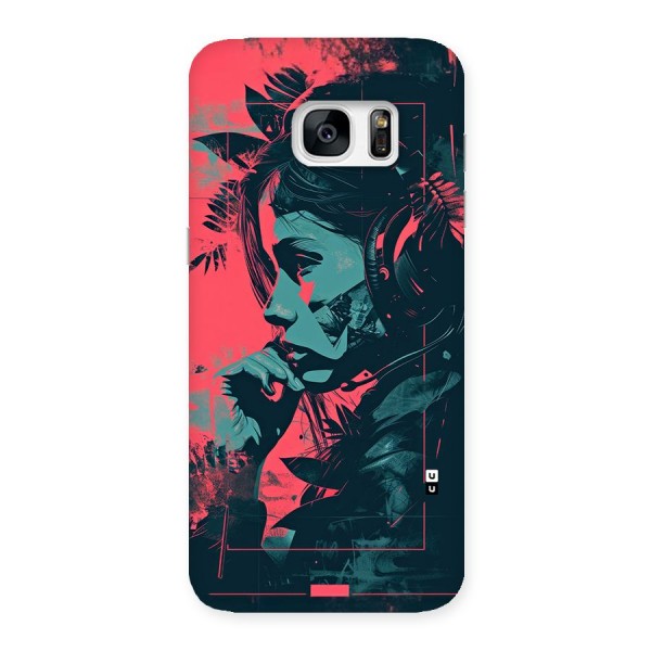 Musical Illustration Back Case for Galaxy S7 Edge