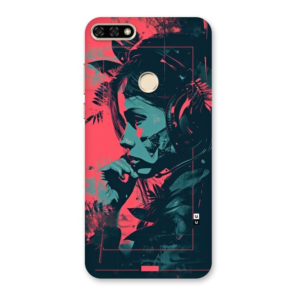 Musical Illustration Back Case for Honor 7A