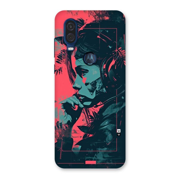 Musical Illustration Back Case for Motorola One Vision