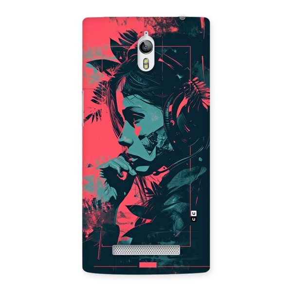 Musical Illustration Back Case for Oppo Find 7