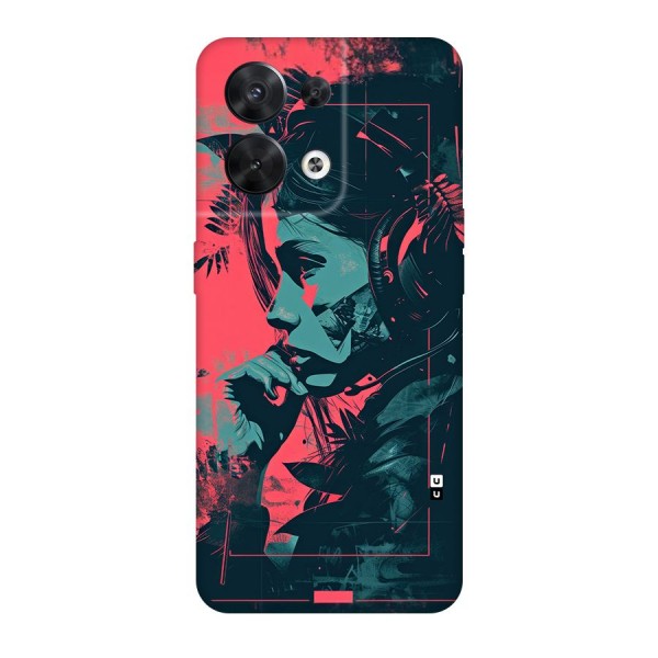 Musical Illustration Back Case for Oppo Reno8 5G