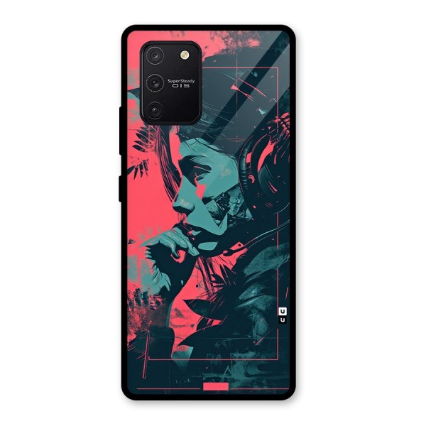 Musical Illustration Glass Back Case for Galaxy S10 Lite