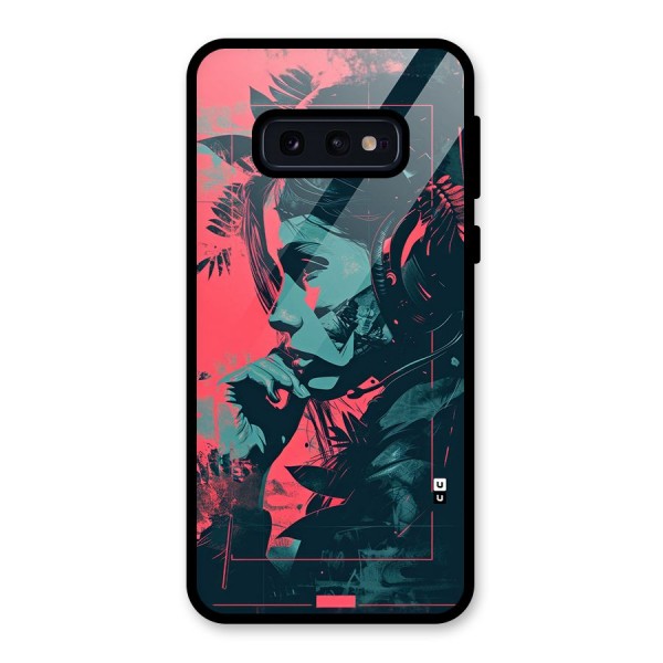 Musical Illustration Glass Back Case for Galaxy S10e