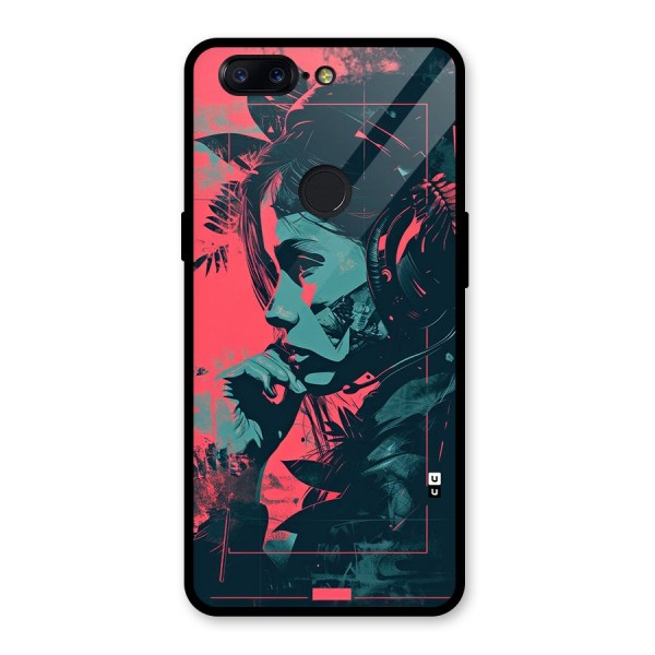 Musical Illustration Glass Back Case for OnePlus 5T