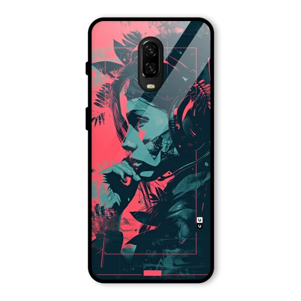 Musical Illustration Glass Back Case for OnePlus 6T