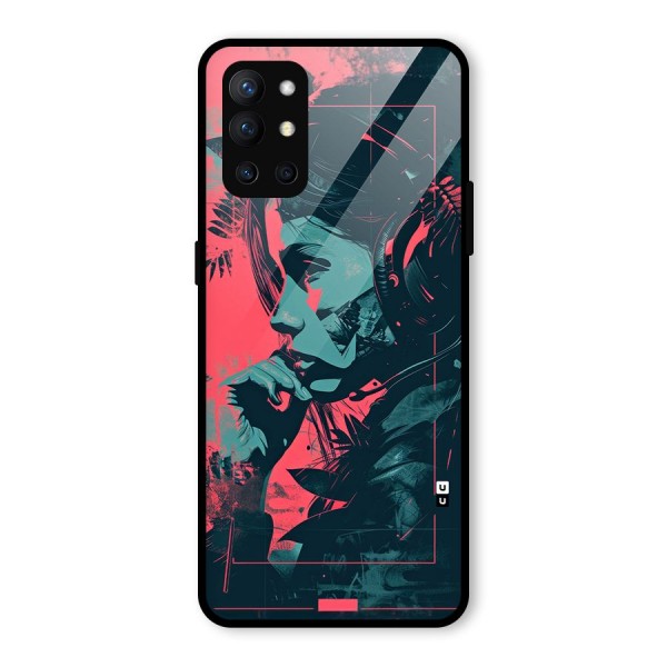 Musical Illustration Glass Back Case for OnePlus 9R