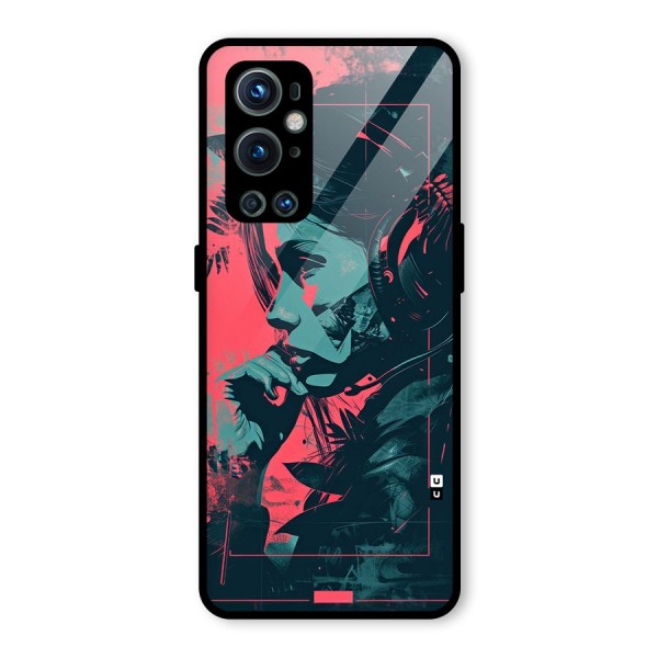 Musical Illustration Glass Back Case for OnePlus 9 Pro