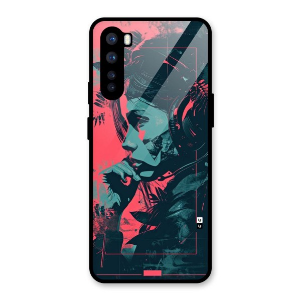 Musical Illustration Glass Back Case for OnePlus Nord