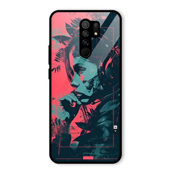 Musical Illustration Glass Back Case for Poco M2