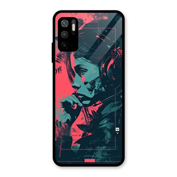 Musical Illustration Glass Back Case for Poco M3 Pro 5G