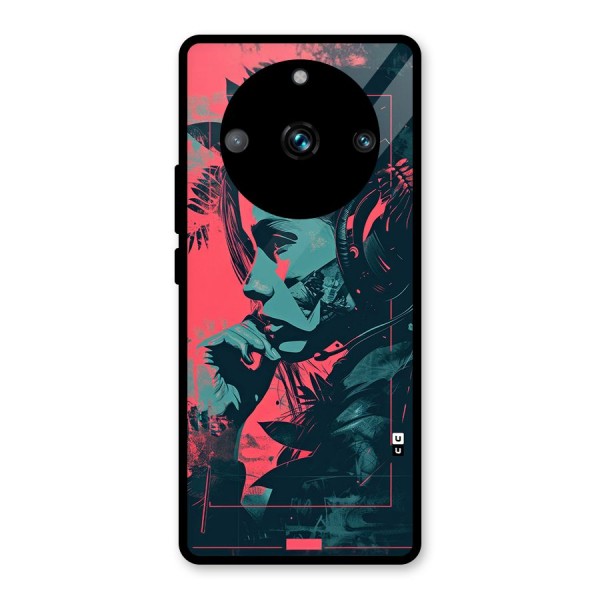 Musical Illustration Glass Back Case for Realme 11 Pro