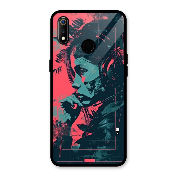 Musical Illustration Glass Back Case for Realme 3i