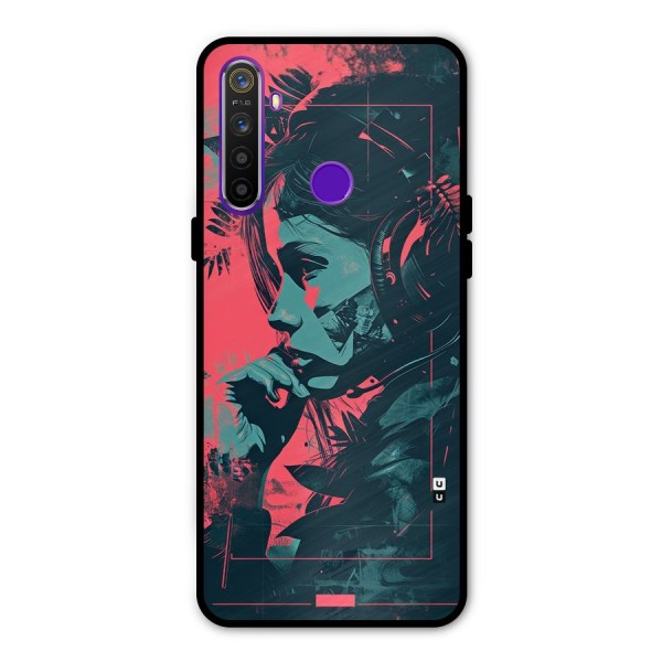 Musical Illustration Glass Back Case for Realme 5s